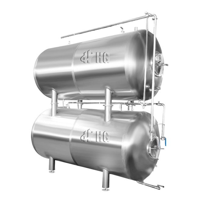 Horizontal Bright Beer Tank